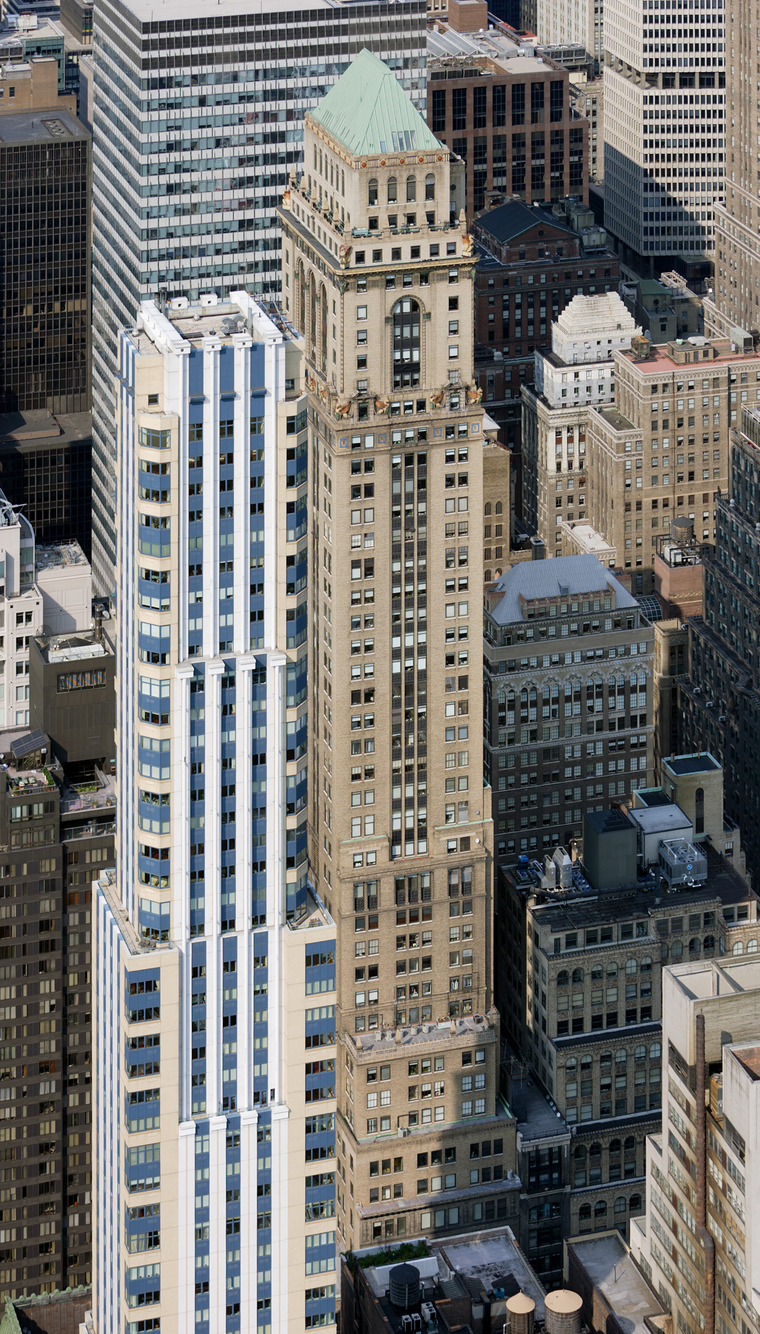 Mercantile Building, New York City - View from Empire State Building. © Mathias Beinling